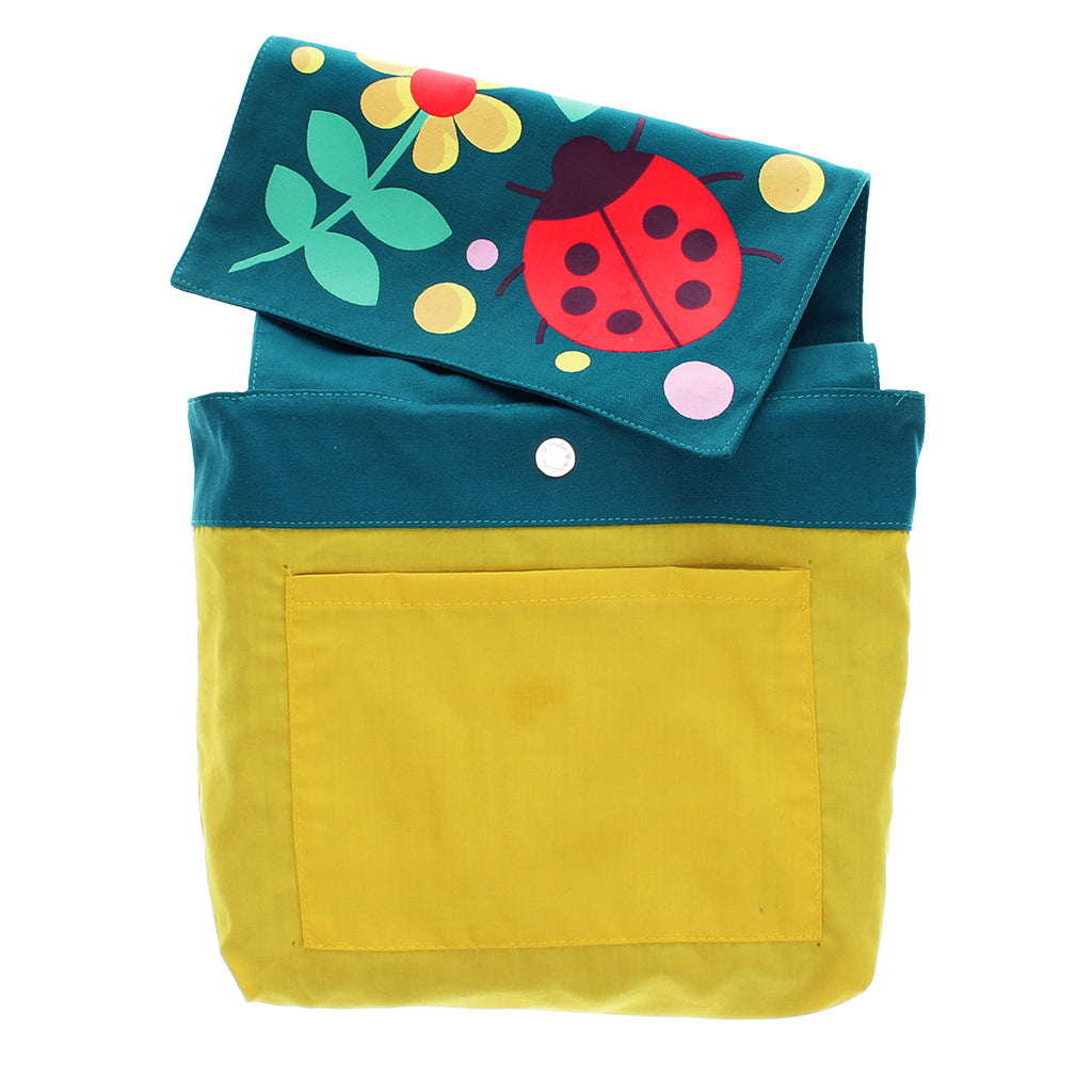 Rex London Mini Kinder Rugzak Ladybird – Canvas Rugtas voor Peuters – Lichtgewicht & Duurzaam – Ideaal voor School en Uitjes.