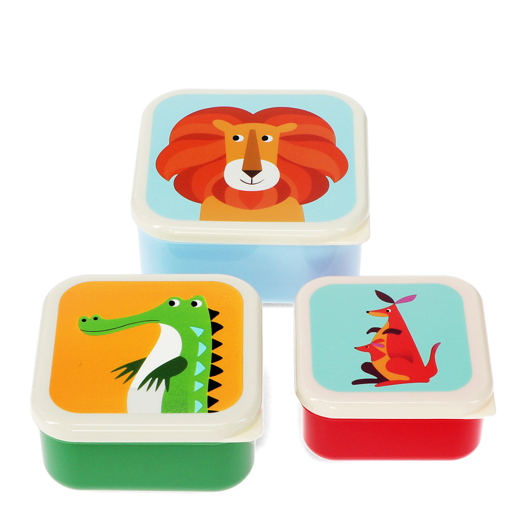 Snackdoosjes (3stuks) Colourful Creatures van Rex London
