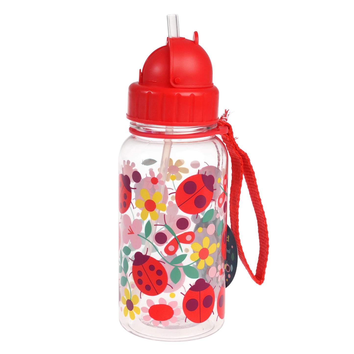Rex London – Kinderwaterfles ‘Ladybird’ (500ml) – Clear