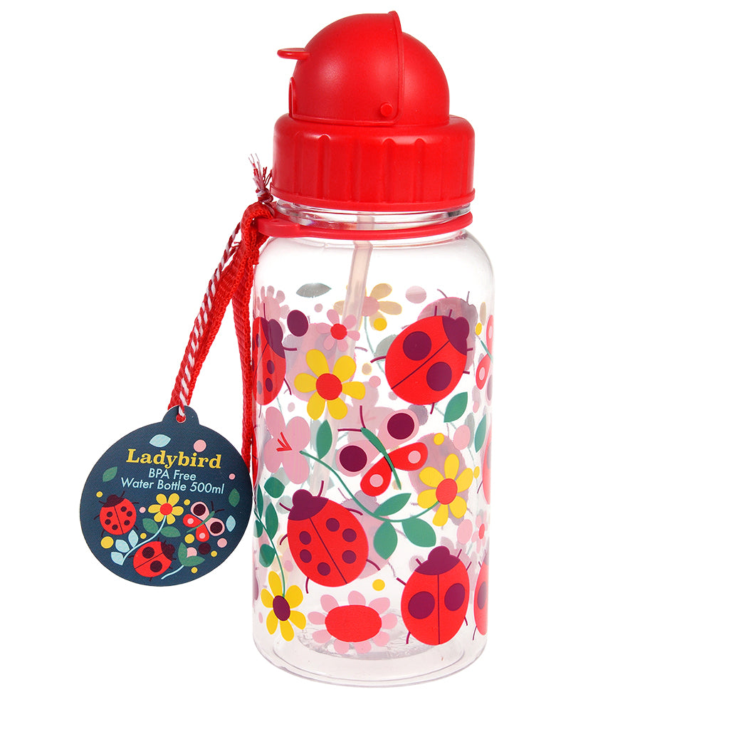 Rex London – Kinderwaterfles ‘Ladybird’ (500ml) – Clear