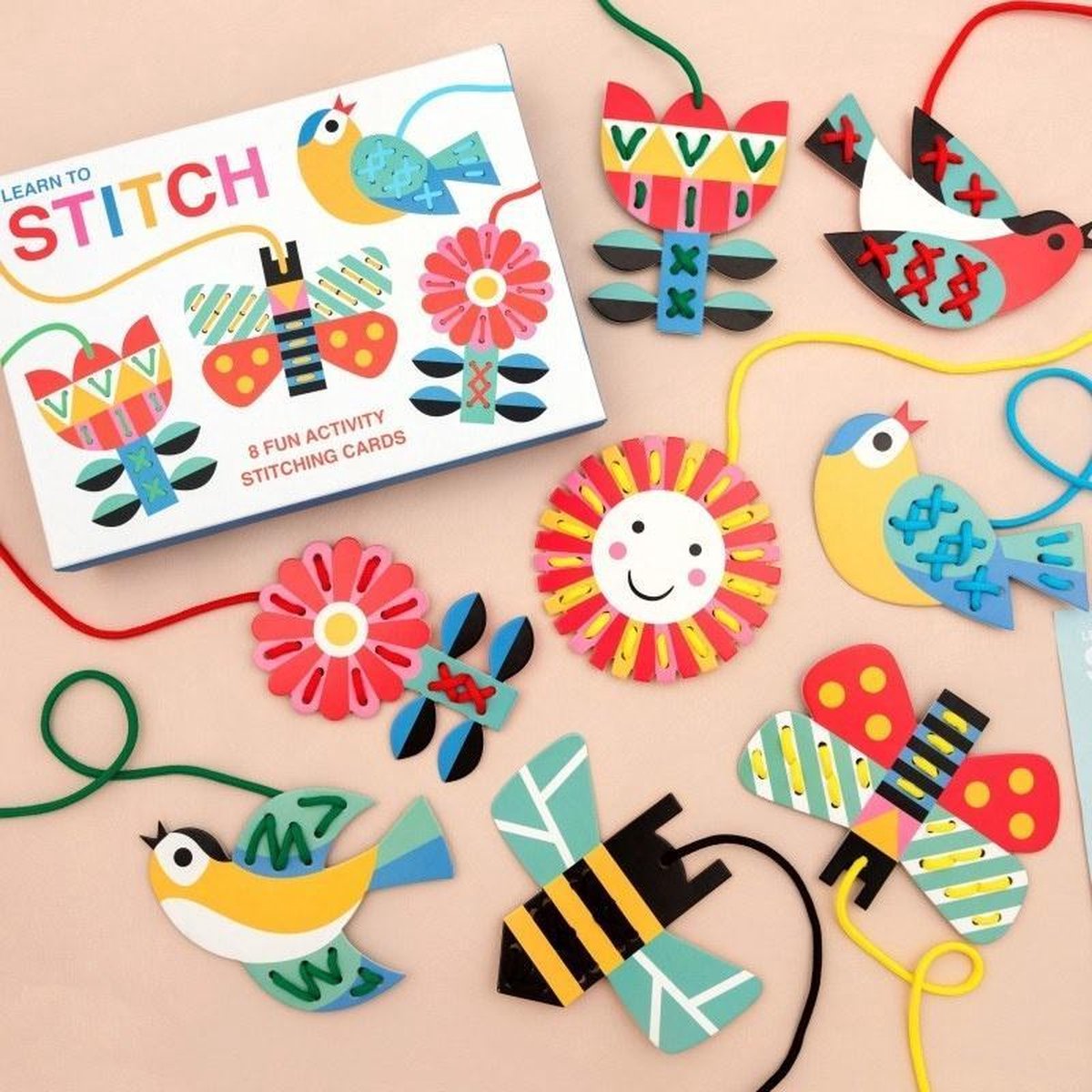 Rex London Borduurset activity cards Borduurset