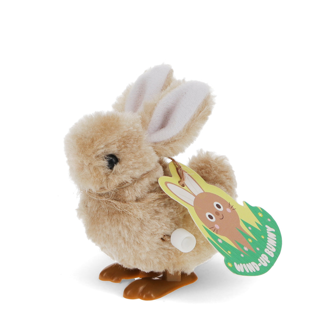 Rex London Fluffy Opwindbaar Konijntje – Zacht Wind-Up Speelgoed