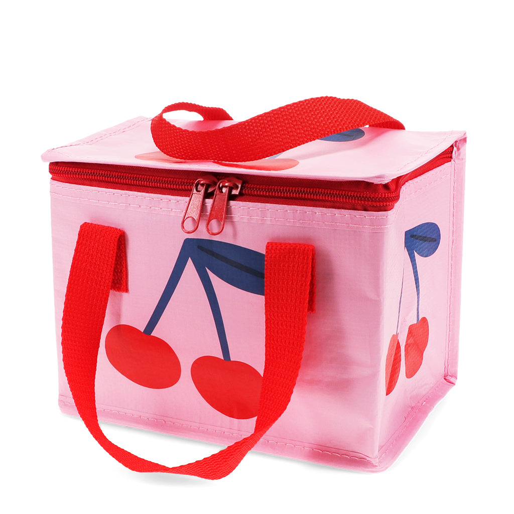 Rex London Geïsoleerde Lunchtas Cherry – Koeltasje met Rits – Lunch Bag voor Werk, School & Picknick